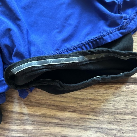 ATHLETA Womens  READY SET GO 2-in-1 Running Blue/Black Size XS Pulse Shortie - Picture 5 of 7